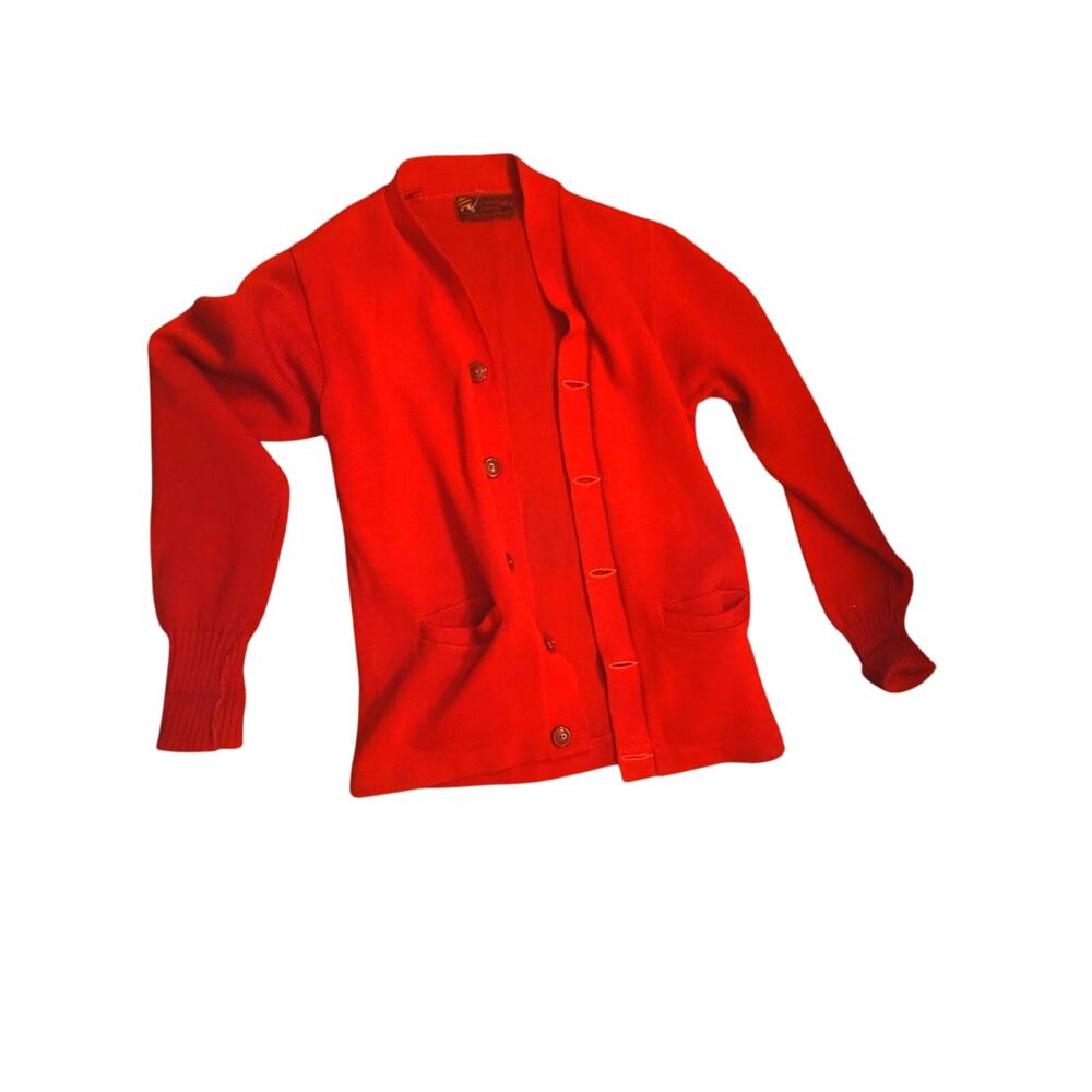 1940s letterman’s sweater fit women size 6 to 10 men Sm Vintage H L Whiting Co